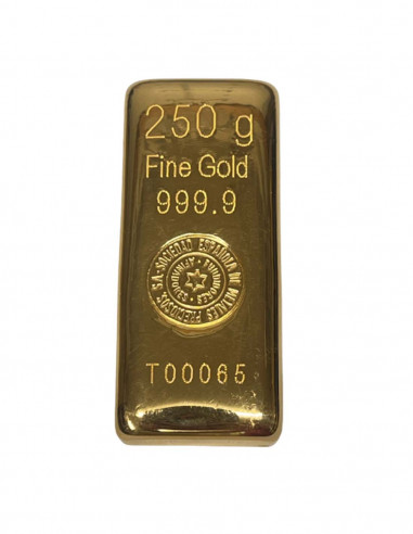 Lingot Or 250 grammes SEMPSA