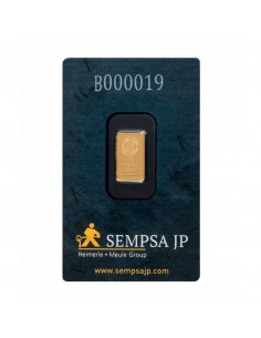 Lingot Or 2,5 grammes SEMPSA 2