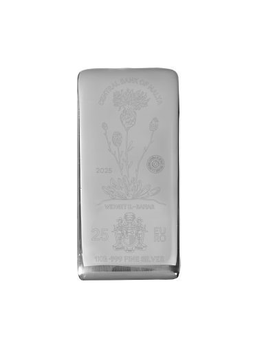 Lingot Argent Malte 1 kilo