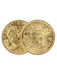 Achat Pièce 20 Francs Suisse Or, Or-investissement.fr 2
