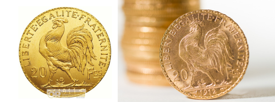 Pièce d'or originale vs pièce d'or dite 