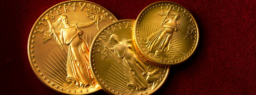 Pièces d'or dollar US