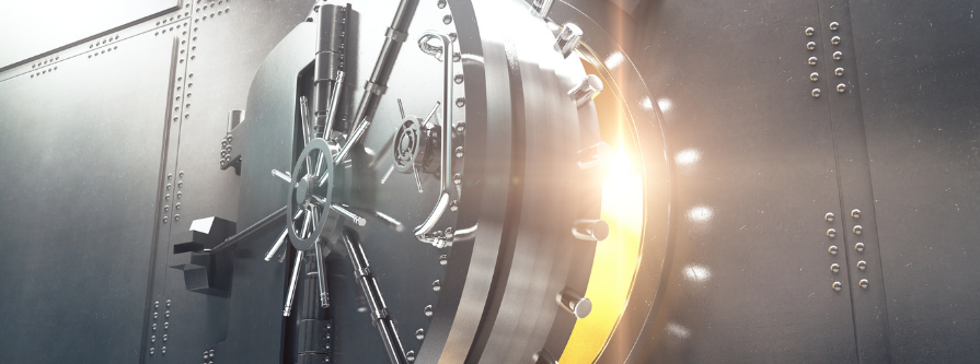 Coffre fort de banque