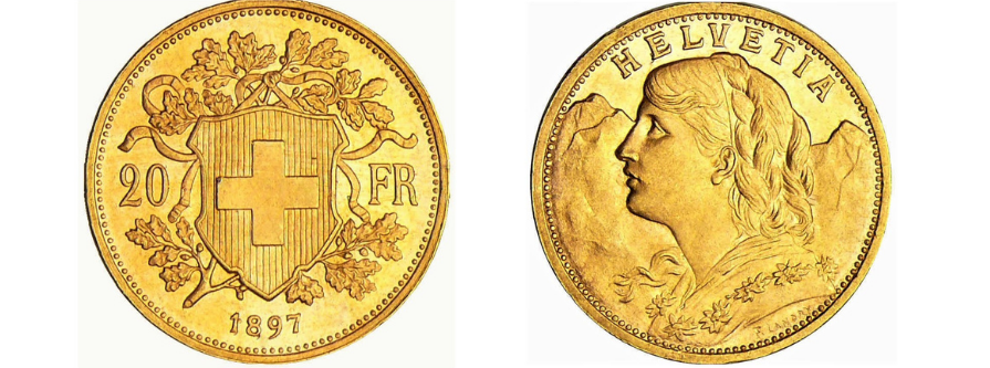 Pièce d'or 20 Francs Suisse