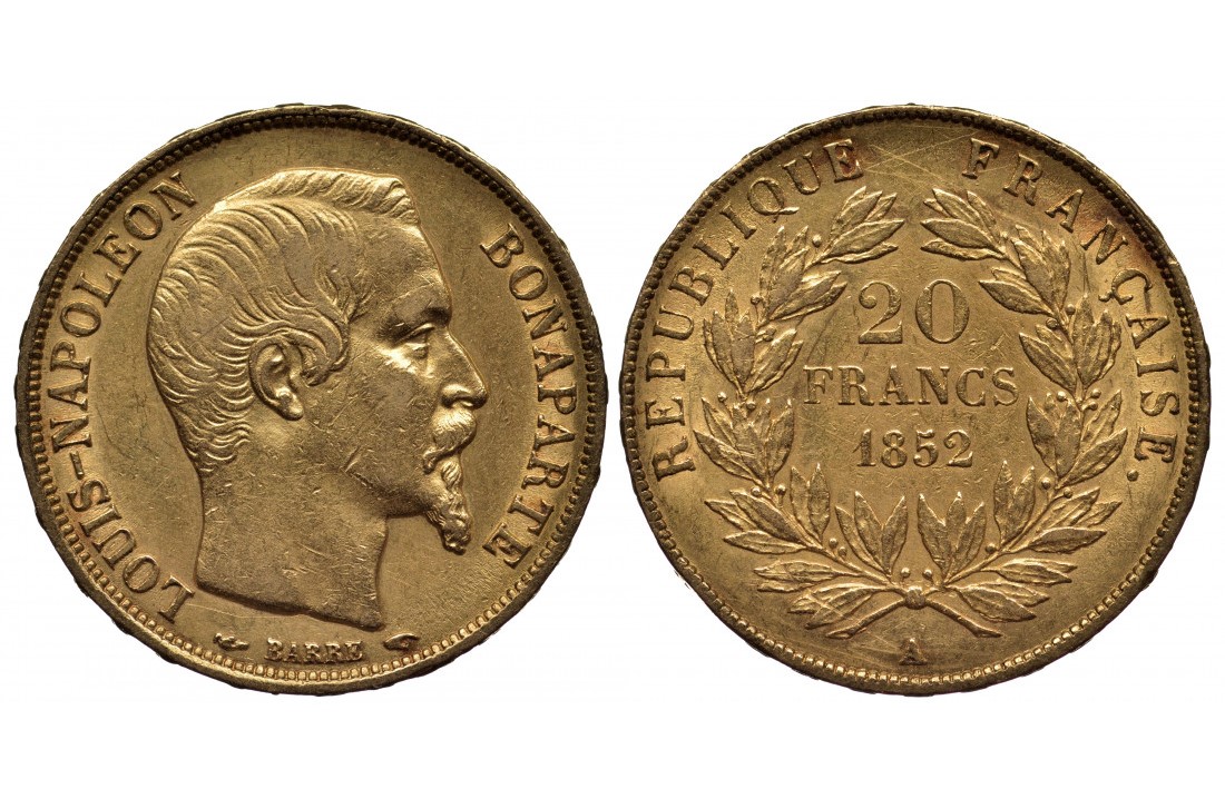 Piece d'or Louis Napoléon Bonaparte - Or Investissement