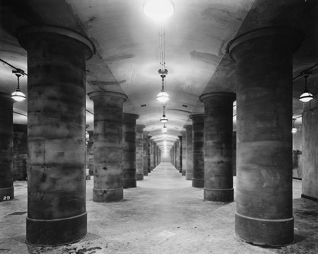 Photo de la Souterraine, réserve d'or française de la Banque de France